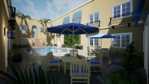 Rendering-Pool and Patio-Sunscape Boca Raton