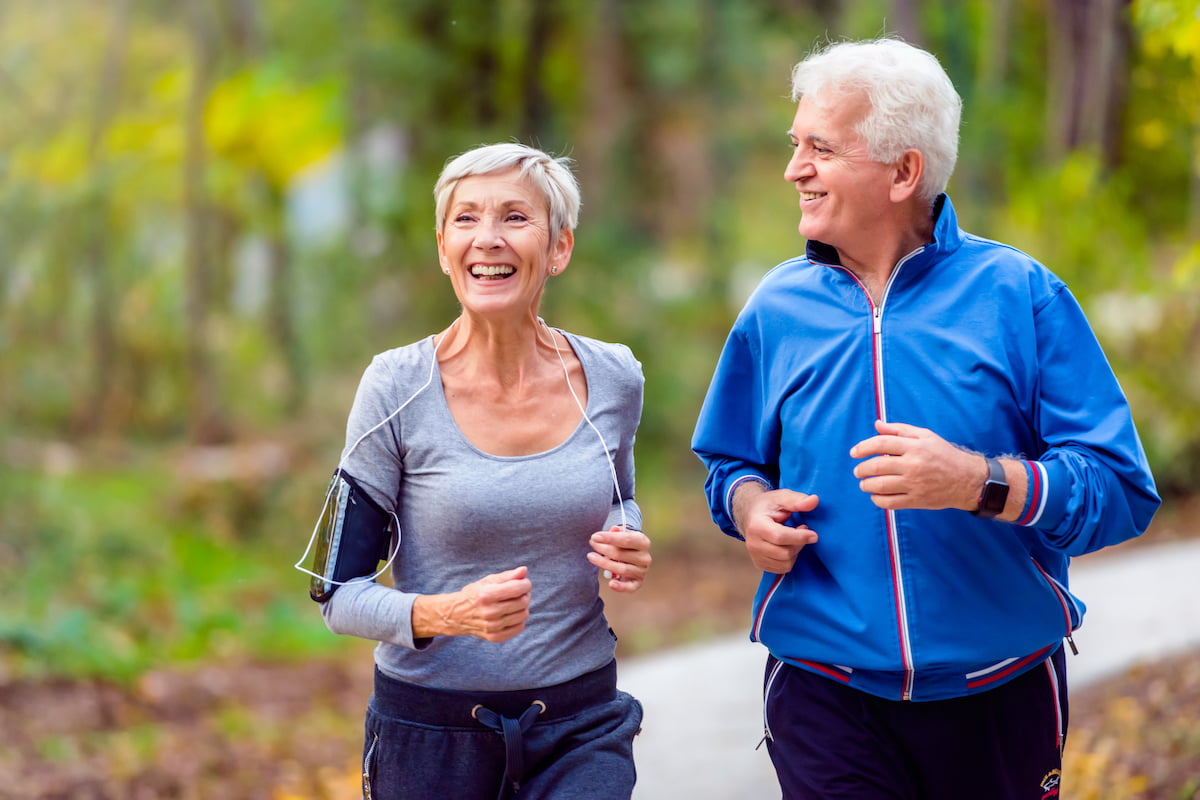 Happy Senior Couple Jogging_Sunscape™ Boca Raton
