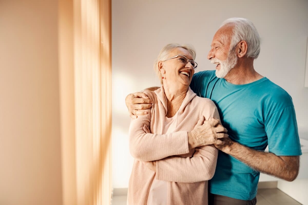 Senior Living for Couples with Dementia | Sunscape™ Boca Raton Seniors looking at each other